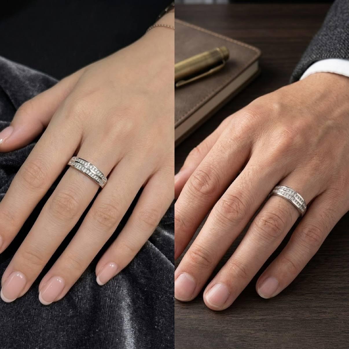 حلقه ست زنانه و مردانه